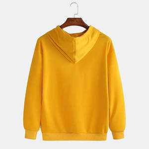 Cute Panda Art Yellow Hoodie Cozy Unisex Casual Streetwear Graphic Pullover Sudadera para uso diario relajado - Product Image 2