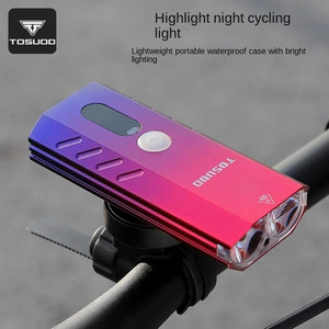 TOSUOD Forte LED Lumière Vélo Phare USB Charge Nuit Équitation Lampe De Poche Étanche À La Pluie VTT Équipement - Product Image 2