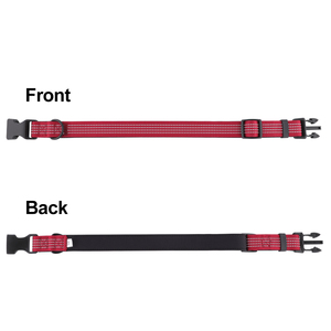 Kalung Anjing Mewah COCO <span class=keywords><strong>BUDDY</strong></span> Taktis Tahan Lama Reflektif Bahan Rajut Nilon Pewarna Benang Lepas Cepat Berlapis Empuk - Product Image 4