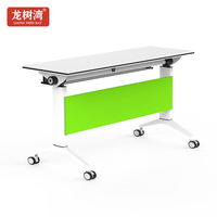 Table de conférence moderne et durable, pliable et mobile, pour la formation en bureau et les salles de formation