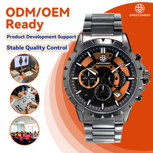 Reloj Deportivo para Hombre Undecember, Fabricante de Relojes de Cuarzo con Cronógrafo a Prueba de Agua 5ATM, Reloj de Pulsera de Cuarzo para Hombre con Logotipo Personalizado - Product Image 1