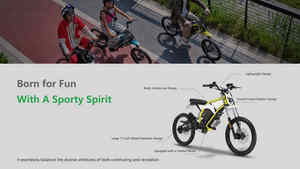 Moto tout-terrain électrique EX1 E 48V 3000W 40Ah 11KW, 29 pouces, moteur central, suspension intégrale, avec batterie au lithium, 30-50 km/h - Product Image 4