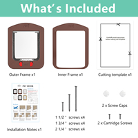 Échantillon Gratuit - Vente en Gros - Butoir de Porte en Plastique pour Cage à Chat - Style Classique - Durable - Écologique - Marque Mavricflex - Salon
