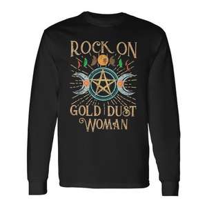 Camiseta de manga larga Rock On Gold Dust Woman - Product Image 1