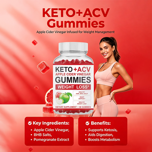 Gummies <span class=keywords><strong>de</strong></span> Vinaigre <span class=keywords><strong>de</strong></span> Cidre <span class=keywords><strong>de</strong></span> Pomme <span class=keywords><strong>Bio</strong></span> Keto OEM <span class=keywords><strong>pour</strong></span> Adultes – Soutien Métabolique, Végétaliennes, Sans Sucre, 60 Unités – Complément <span class=keywords><strong>Alimentaire</strong></span> - Product Image 4