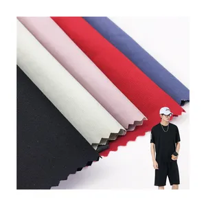 Manufacture 160g High Stretch Fitness Outdoor Dry Fit 76% Nylon 24% Spandex Single Jersey Plain Tricot Sportswear Pants Fabric
