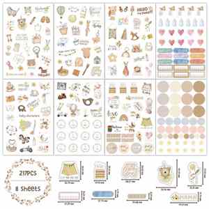 Essentials Memory Decoration Gift Essential Diy Milestone Record <b>Book</b> Baby Growth Album Sticker Set - Product Image 4