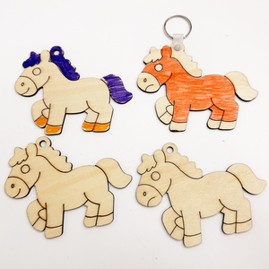 Cadeaux de Nouvel An et de Remise de Diplôme Créatifs : Étiquettes de Bagage Tendance et Porte-clés en Bois Contreplaqué Vierge Pomy - Product Image 6