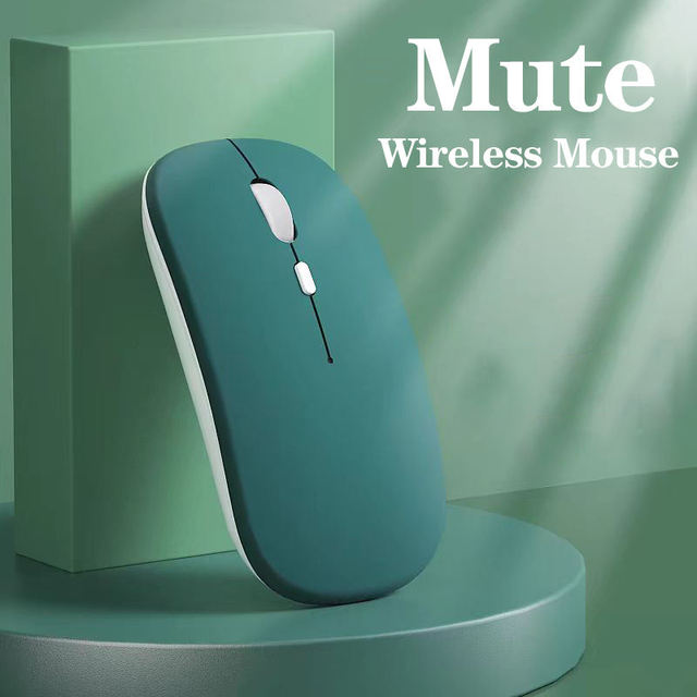 Silent Wireless Optical Mouse for Computer Laptop iPad for Samsung Tablet Noiseless Gaming Mice 3D Mini Style