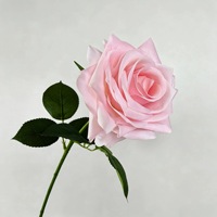 Rose Artificielle Premium Hydratante Effet Soie Cœur d'Océan pour Arrangement Floral de Table de Pâques et Décoration Intérieure