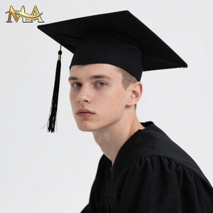 Birrete De Graduación Para Adulto Y Niño – Borla Colorida, Poliéster Resistente, Ajuste Con Velcro Para Preescolar Y Bachillerato