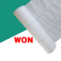 Toile de paillage anti-UV blanche WON Farm, rouleau de 100 m, couverture de sol réfléchissante, membrane réfléchissante pour panneaux solaires