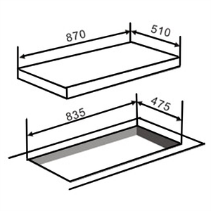 Cuisinière à gaz en verre trempé 2019 intégré, 5 brûleurs, plaque de cuisson, cuisinière à gaz, cuisinière à gaz - Product Image 4