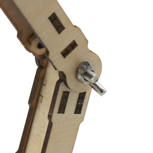 Lámpara de escritorio de madera, modelo de kit de bricolaje, juguete educativo de ciencia para niños de 7 a 9 años, ensamblaje manual, forma geométrica, herramienta de aprendizaje STEM - Product Image 5