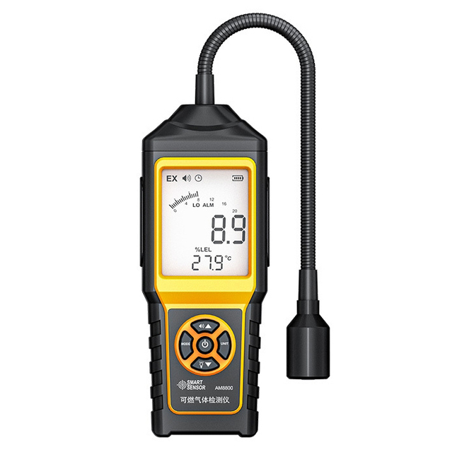 High Quality Multi-function Gas Leak Detector Sound Screen Alarm Combustible Flammable Natural Methane Gas Detector