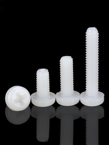 Viti in Nylon DIN 7985 PA66 con Testa a Croce Phillips, Filettatura M2 M2.5 M3 X 6mm 8mm 10mm 25mm - Product Image 2