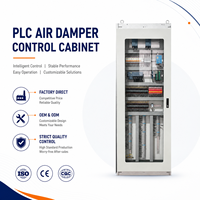 Sistema de Control de Compuertas de Ventilación con Panel PLC, Gabinete de Control de Puertas de Aire Industriales con HMI para Automatización de Fábricas y Minas