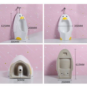 Urinoirs mâles en céramique sans eau montés au sol usagés debout pour enfants articles sanitaires de toilette à <span class=keywords><strong>vendre</strong></span> - Product Image 3