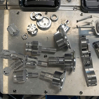 Service de fraisage CNC sur mesure pour titane, acier inoxydable, aluminium, laiton, prototypage rapide, personnalisation de métaux, tournage, fraisage