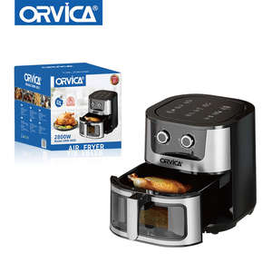 Home <b>Appliances</b> Small <b>Kitchen</b> <b>Appliances</b> Air Fryers Stainless Steel Intelligent Automatic Electric Air Fryer - Product Image 2