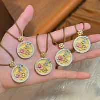 Nouvelle Chaîne de Jardin de Fleurs Argentée, Collier Long Traditionnel Chinois en Émail Motif Fleur de Prunier, Accessoire Pendentif pour Femme, Pull