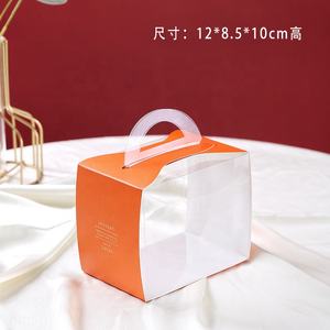 Caja de rebanadas de pastel de Mousse de arándanos para llevar, venta al por mayor, papel revestido desechable personalizado para alimentos y bebidas - Product Image 4