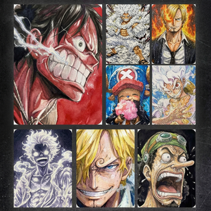 Caja Misteriosa de <span class=keywords><strong>Figuras</strong></span> de Acción de Luffy, Cartas Coleccionables y Pósteres de <span class=keywords><strong>Anime</strong></span> de One Piece, <span class=keywords><strong>Venta</strong></span> al Por Mayor para Tiendas de Juguetes Otaku - Product Image 5