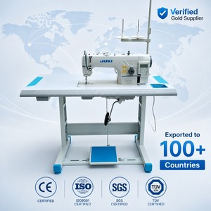 Machine à coudre industrielle à point noué simple avec table - Machine commerciale haute vitesse pour usine de confection et atelier de couture - Product Image 4