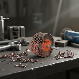 Ttake Abrasive Cloth Flap <b>Wheel</b> 80x30 Mm With 6 Mm Shank For Metal <b>Grinding</b> - Product Image 3