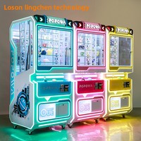 Nouvelle machine à griffes de style arcade avec barre de poussée métallique ; Best-seller transfrontalier ; Jeu commercial à monnayeur très populaire sur les réseaux sociaux
