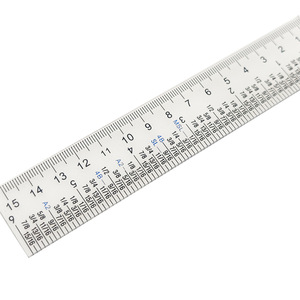 Transparante 6Inch 15Cm Dubbele Meetschaal T-Vierkante Plastic Handwerktekening Vlakke Liniaal - Product Image 3