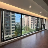Ventana Corredera Horizontal de Aluminio Inteligente de Gran Visión y Antirrobo, Insonorizada, para Sala de Estar o Villa