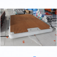 Équipement de jeux aquatiques, plateforme flottante gonflable pour bateau de mer, quai de baignade, jet ski, quai pneumatique