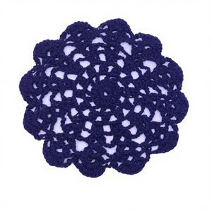Punctual Handmade Contemporary Crochet Lace Cotton <b>Round</b> <b>Table</b> Bottle Cup <b>Mats</b> Doilies Placemat Coasters 14-16cm - Product Image 4