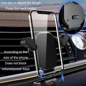 <span class=keywords><strong>Support</strong></span> de téléphone portable de voiture, grille d'aération, <span class=keywords><strong>support</strong></span> de téléphone portable de voiture, Induction intelligente, boîte personnalisée noire, Logo universel, <span class=keywords><strong>support</strong></span> de téléphone portable de voiture - Product Image 4