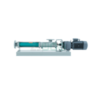 Pompe à vis simple en acier inoxydable NM031BY02S12B avec moteur pas à pas DN50, sortie style français pour eaux usées industrielles