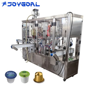 Machine de remplissage et de capsulage de capsules de café en acier inoxydable à grande vitesse pour poudre de thé au lait, fabrication économique - Product Image 1