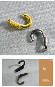 Single-hole Zinc Alloy Detachable Hanging Hook for Kitchen Wall-Mounted Use - Product Image 5