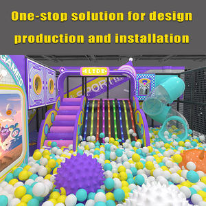 Ensemble de terrain de jeu intérieur commercial personnalisé pour enfants Naughty Indoor Castle Équipement de jeu Police Hospital School Role Play House - Product Image 2