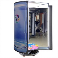 Escáner 3D HD 7s de Astermon, Modelo ASTM-R106, con Plataforma Rotatoria de Columna Única, Rotación 360 y Alta Precisión para Cabinas de Fotos Metálicas de Acción