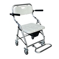 Tabouret de toilette mobile de haute qualité, chaise de bain pour personnes âgées, chaise de douche