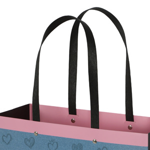 Heart Clear Window <b>Gift</b> Handbag Sturdy Handle Structure Manufacturer Vietnam Quality Certified Color Box Packaging Factory - Product Image 6