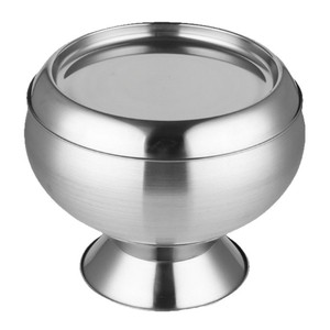 ชามสแตนเลสขนาด 8 นิ้ว สำหรับพระสงฆ์และพระโยรมิตร ชาวพุทธในเมียนมา ส่งออก - Product Image 5