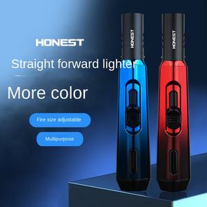 Eerlijke Huosheng 1 Elektronische Winddichte Sigarettenaansteker Butaan Brandstof Plastic + Metalen Relatiegeschenk Buiten Gebruik Rookset - Product Image 1