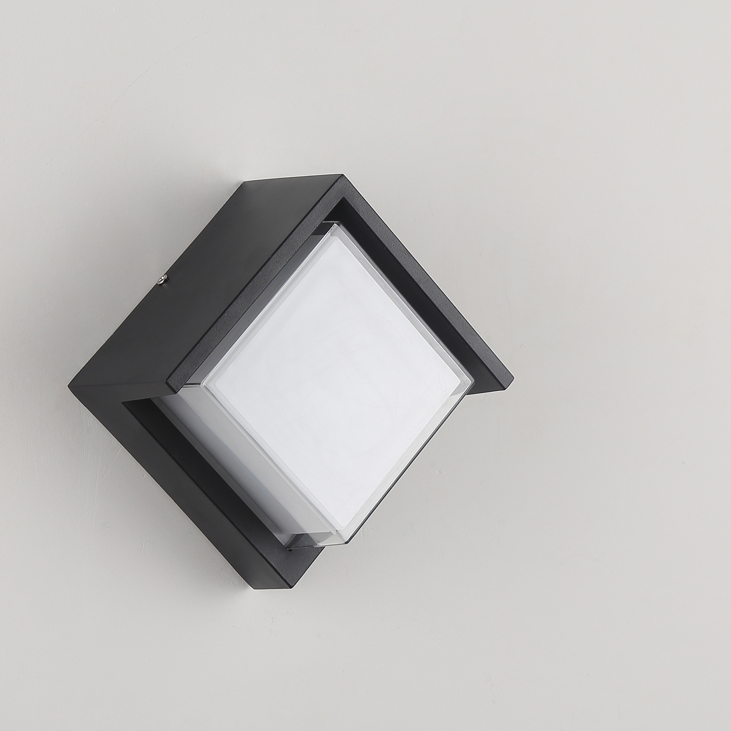 Led de luz de pared al aire libre solar led lámpara de interior integrado postmoderna luz de pared