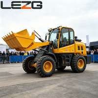 Chargeuse sur pneus diesel 4x4, chargeuse hydraulique, machine de 3 tonnes, chargeuse frontale compacte haute efficacité pour l'agriculture, la construction et l'exploitation minière