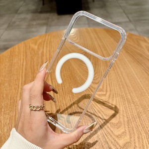 <span class=keywords><strong>Coque</strong></span> de téléphone magnétique transparente en acrylique antichute à chargement sans fil, très vendue, pour 17 Pro Max, 18 Pro, 18 Pro Max - Product Image 1