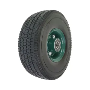 Wheelbarrow Wheel SS 254mm 10inch Tubeless Flat Free Semi Pneumatic Wheel For Wheelbarrow