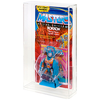 RAY YI MOTU (Vintage) Vitrine pour figurines articulées en acrylique durable de 4 mm, portable, en plastique recyclable, surface polie