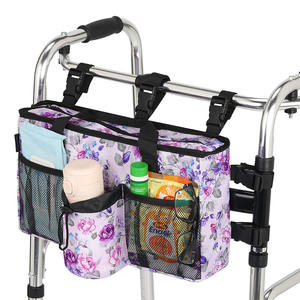 Sac de transport pour fauteuil roulant de haute qualité en gros au prix le plus bas, organisateur de panier pour marcheur, pochette gratuite - Product Image 6